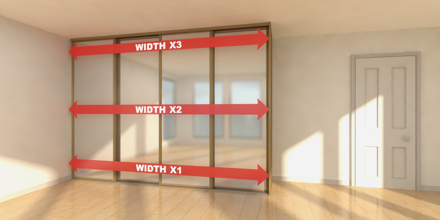 Measurement Guide For Sliding Wardrobes | My Sliding Wardrobe